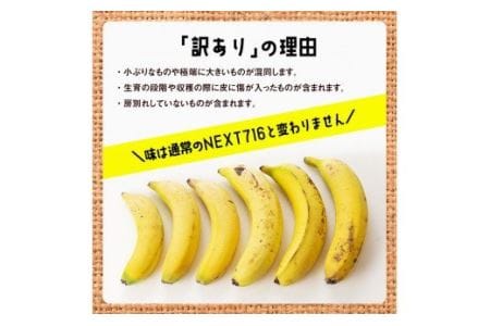 国産バナナ1kg　3ヶ月定期便