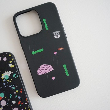 iphone 17 歐吉小山 質感印花手機殼iphone全系列 三色