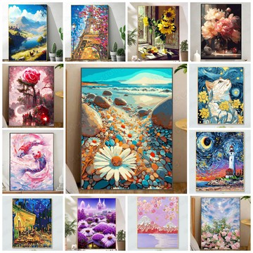 💛盒裝💛台中寄出💛 DIY鑽石貼畫 5D 鑽石畫 滿鑽 點鑽 DIY立體鑽貼畫 鑽石貼 貼鑽畫 點鑽畫 鑽畫 鑽石貼 鑽