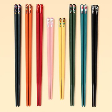 專人專用防滑五口之家合金筷子