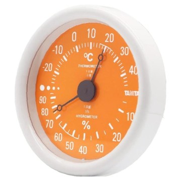 TANITA 塔尼達 指針式溫濕度計 TT-515 居家環境/寵物環境/臥室環境適用  橘色  1個