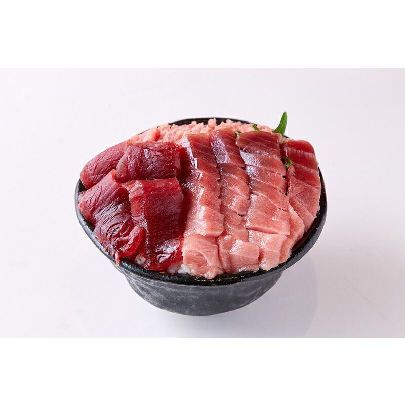 海鮮丼 中トロ・赤身刺身・ネギトロ丼 3パック 150g