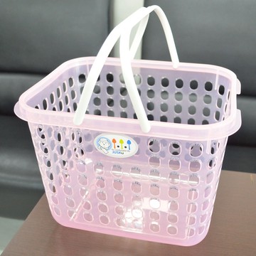 佳斯捷中山櫻花購物籃  收納籃 手提籃 菜籃 外出籃 洗衣籃 衣物藍 水晶籃