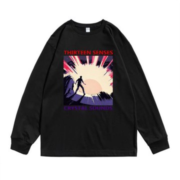 歐美搖滾十三官能樂隊thirteen senses超感樂隊專輯印花長袖T恤