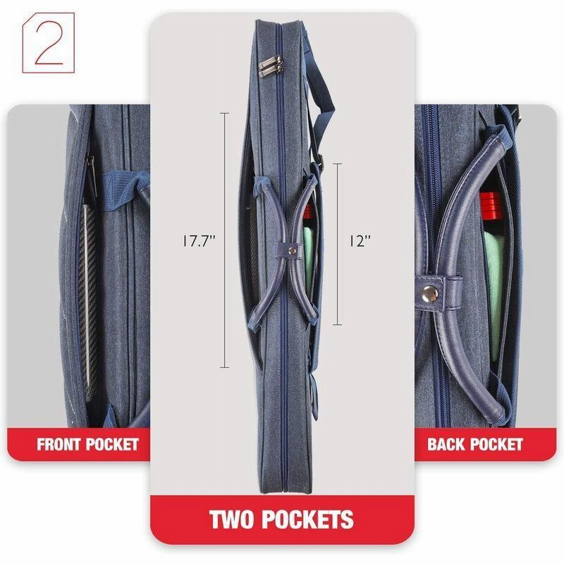 ビリヤード　キューケース　KONLLEN ブルー ビリヤードキューケースKONLLEN ブルー