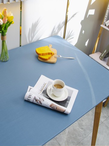 皮革PU防水防油免洗餐桌布簡約書桌墊寫字臺pvc桌墊茶幾臺桌布套