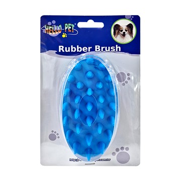 HELLO PET 哈囉佩特 寵物按摩/沐浴刷  藍色  1個