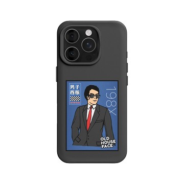 iPhone 16 Pro SolidX 黑 - 老屋顏 Old House Face - 男子西服