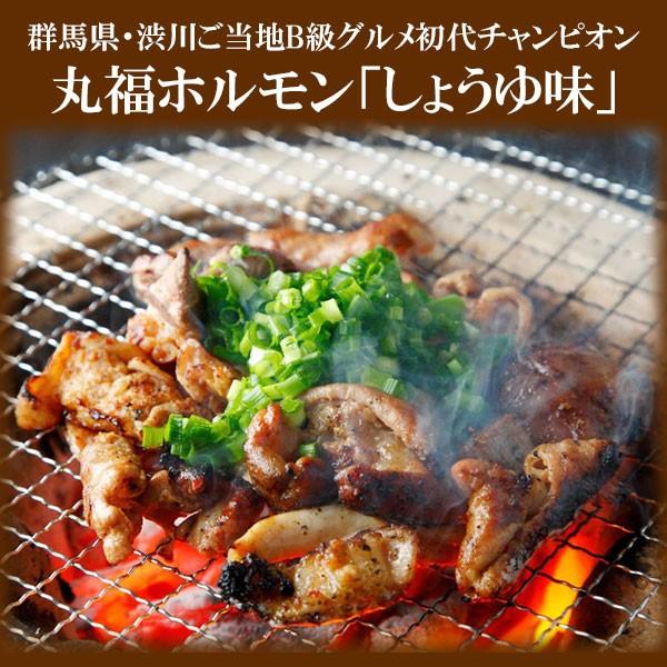 国産 豚ホルモン 焼肉 丸福ホルモン「しょうゆ味」200g 6袋セット 味付き ミックスホルモン ホルモン焼き キャンプ飯