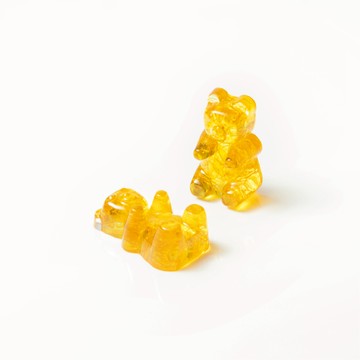 【Montagne】Gummy bear｜黃水晶｜公仔。紙鎮 新年 開運禮 過年
