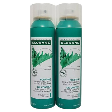 KLORANE 蔻蘿蘭 根源控油乾洗髮噴霧  150ml  2盒