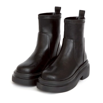 D+AF 安可返場輕量底素面瘦瘦短靴