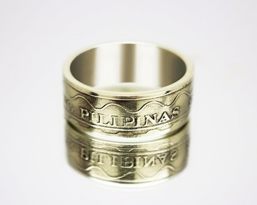 菲律賓硬幣戒指 5 比索 1993-2020 philippines peso ring 菲律賓珠寶