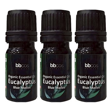 bbcos 必可市 有機金鑽尤加利精油  5ml  3瓶