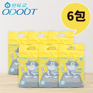 【6包優惠價】臭味滾2.0mm細抗臭豆腐貓砂(原味)6L/2.4kg