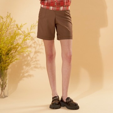 CLL巧玲瓏 後鬆緊車線五分褲 2812037