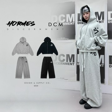 [HORMES](DCM268)DISCERNMENT DCM BOXY 外套 棉質外套 套裝 棉褲 寬鬆 落地