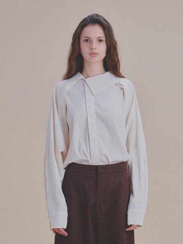 Valois Hidden Blouse [WHITE]