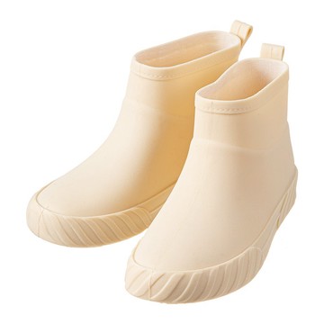 CARET 女款時尚短筒雨靴  象牙白  240