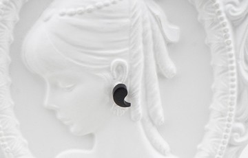 簡約手作 雙魚勾玉耳釘雙魚太極耳飾