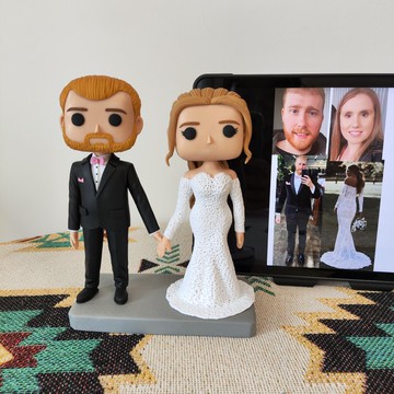 客製化3D人像公仔 訂製手工Funko Pop情侶父母夫妻結婚週年禮物