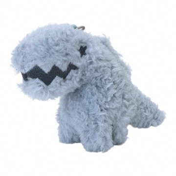 agnes b. 立體絨毛恐龍玩偶吊飾/鑰匙圈(淺水藍)