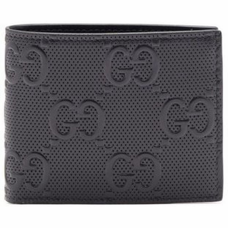 グッチ Gucci メンズ 財布 二つ折り Logo Embossed Leather Bifold Wallet Black 通販 Lineポイント最大0 5 Get Lineショッピング