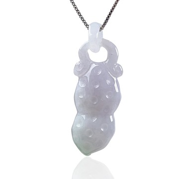 【好事花生】春帶彩翡翠花生項鍊 | 天然緬甸玉翡翠A貨 | 送禮