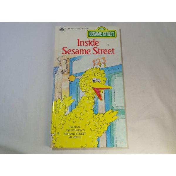 絵本[セサミストリート Inside Sesame Street] 洋書 英語絵本 1980年代 レトロ絵本