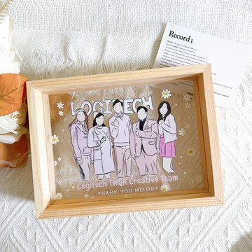 【客製化禮物】透明相框 - 適合人數較多的訂製
