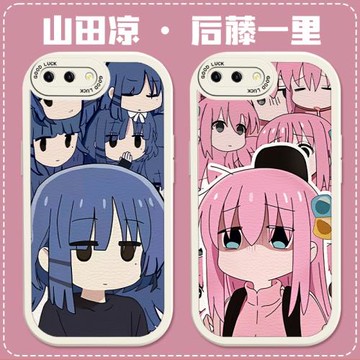 適用oppoa9手機殼oppo新款a8/a7/a5/a11x小羊皮a72/32/52/57孤獨搖滾a93s/95后藤一里波奇醬山田涼硅膠鏡頭全