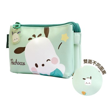 【HOUSUXI】三麗鷗帕恰狗-刺繡三層收納包＜售價已折＞