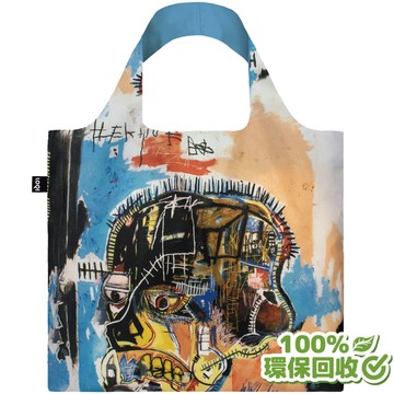 【LOQI】環保春捲包/購物袋｜巴斯奇亞 顱骨．新 _廠商直送