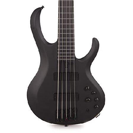 Ibanez BTB625EX Iron Label 5-String Bass Black Flat