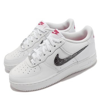 [ACS] Nike 休閒鞋 Air Force 1 LV8 GS 大童 女鞋 亮粉立體logo DC9651-100