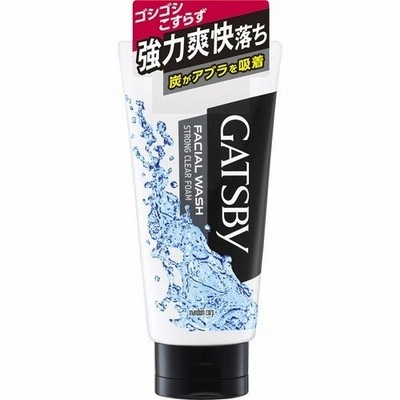 【T】 ギャツビー フェイシャルウォッシュ ストロングクリアフォーム (130g)