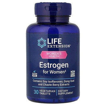 Life Extension, 女性健康，女性動情素，30 片素食片