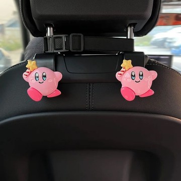 汽車椅背掛鉤 星之卡比掛勾 車載座椅車內後靠背掛鉤 多功能前排掛鉤 車載椅背掛鉤 掛鉤 車內收納 汽車掛勾