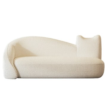 現代奶油風沙發創意異形出租房服裝店民宿網紅款沙發茶幾組合[DD280308]