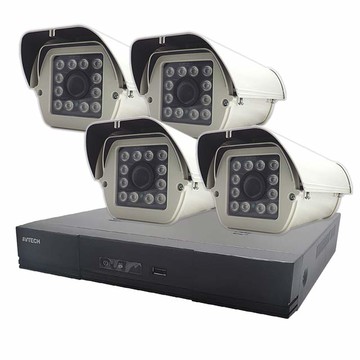 AVTECH 500萬主機 4路4支 防護罩耐用