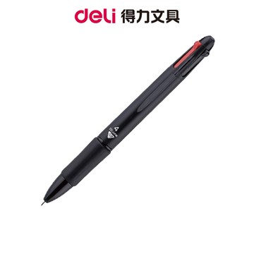 【Deli得力】四色鋼珠筆/0.7mm/33390｜課堂筆記 重點標記 會議紀錄 日程分類 辦公文具 學生用品 日常書寫