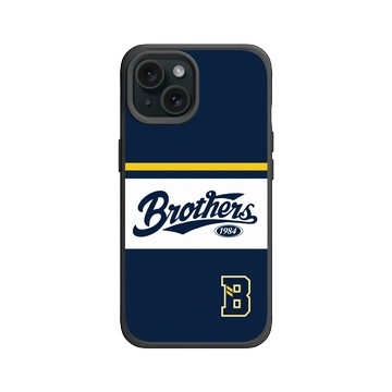 iPhone 15 SolidX 黑 - 職棒-中信兄弟 Brothers - BROTHERS學院風格