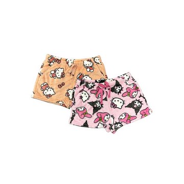 外貿尾單庫洛米hellokitty可愛甜心秋冬加絨保暖休閑居家學生短褲