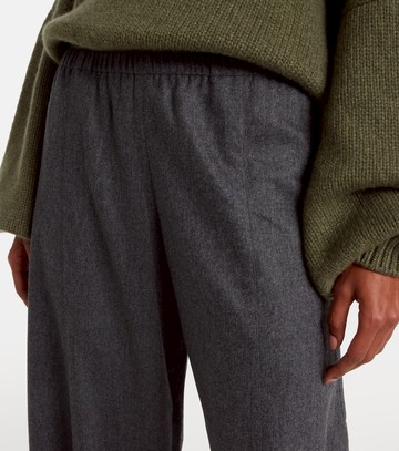 Khaite Clover wool barrel-leg pants