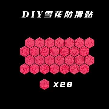 🔥臺灣出貨🔥雪花紋滑鼠防滑貼 防汗 止滑 DIY六邊形通用 拼接機械鍵盤遊戲手柄鼠標防滑貼