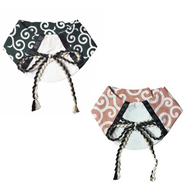 日式領圍 - 唐草花布 (2 色)