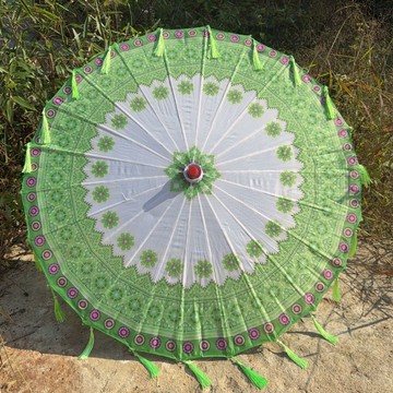 古風油紙傘綢布舞蹈道具cosplay跳舞旗袍走秀傘演出古典 z7312