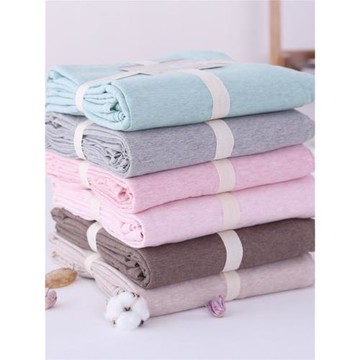 無印天竺棉床笠式床單單件 全棉100%純棉床墊保護套1.51.8m床包罩