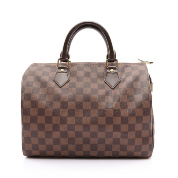 LOUIS VUITTON LV 路易威登 Speedy 30 波士頓包 手提包 棕色 棋盤格帆布 N41531 【二手名牌BRAND OFF】