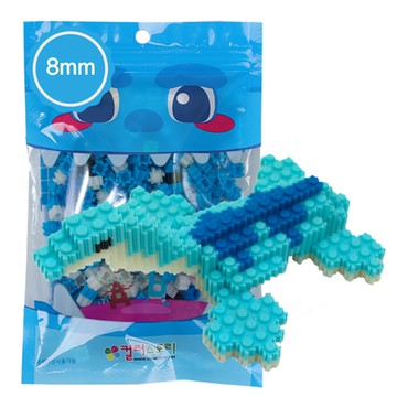 韓國 Color Story - 免燙拼豆包-3D立體蛇頸龍(433顆/8mm)